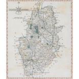 MISCELLANEOUS MAPS AND ENGRAVINGS, 19TH C AND LATER, INCLUDING THE SOUTH WEST PROSPECT OF