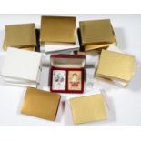 THE WORSHIPFUL COMPANY OF MAKERS OF PLAYING CARDS - TWENTY COMMEMORATIVE ANNUAL TWIN PACKS OF
