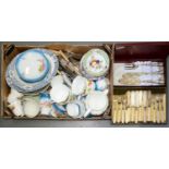 MISCELLANEOUS BONE CHINA TEAWARE, ETC. Condition report