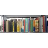 FIVE SHELVES OF BOOKS INCLUDING HISTORY, BIOGRAPHY AND CLASSICAL LITERATURE, ETC Condition report