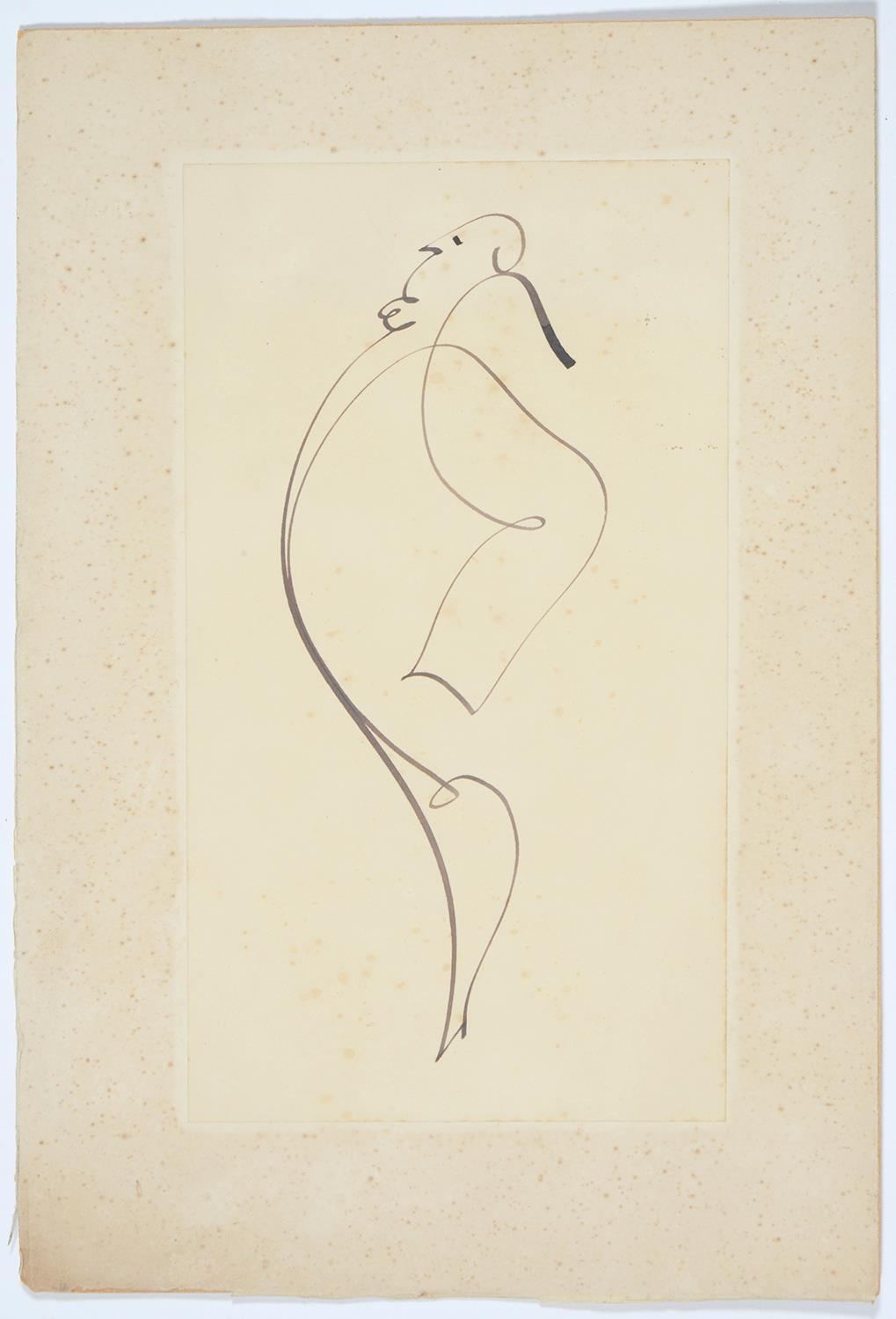 NORMAN DUDLEY SHORT (1882-1951) - A COLLECTION OF SHORT'S ORIGINAL ONE-LINE DRAWINGS, INCLUDING - Bild 6 aus 9