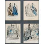 MISCELLANEOUS PICTURES AND PRINTS INCLUDING 19TH C FASHION PLATES, 39 X 47CM AND SMALLER Condition