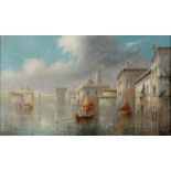 JAMES SALT (1850-1903, THE DOGES PALACE, VENICE; A VENETIAN CANAL, A PAIR, BOTH SIGNED (IN RED),