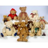 A COLLECTION OF STEIFF TEDDY BEARS, LATE 20TH / EARLY 21ST C (12) Good condition