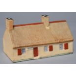 A W H GOSS MODEL OF BURNS' COTTAGE, EARLY 20TH C, 15CM L Good condition; no restoration