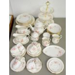 A ROYAL ALBERT BONE CHINA BREATH OF SPRING PATTERN DINNER SERVICE, PRINTED MARK Please note not
