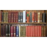 FIVE SHELVES OF BOOKS, INCLUDING JESSE - MEMOIRS OF GEORGE III, 3 VOLS, ROSS - THE HISTORY OF