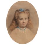 FREDERICK TREVELYAN GOODALL (1848-1871) PORTRAIT OF RUTH SPARROW DAUGHTER OF ARTHUR SPARROW, HEAD