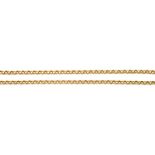 A 9CT GOLD NECKLACE, 45.5CM L, 17.8G Good condition