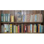 FOUR SHELVES OF MISCELLANEOUS BOOKS, INCLUDING ART AND ANTIQUE REFERENCE, OS MAPS AND CLASSICAL LP