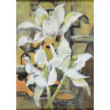 BARBARA DOYLE, NÉE BANKS - FLOWERPIECES, EIGHT, SIGNED AND/OR INSCRIBED ON LABEL VERSO, OIL ON