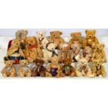 A COLLECTION OF STEIFF TEDDY BEARS, LATE 20TH / EARLY 21ST C (APPROXIMATELY 19) Good condition