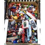 MISCELLANEOUS DIE CAST DINKY, CORGI, MATCHBOX AND OTHER TOY CARS, ETC Loose and unboxed, many with