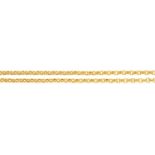 A GOLD NECKLET, 41CM L, CONTROL MARK AND 750, 4G Good condition