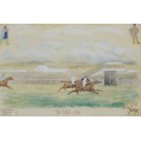 W BRANDT, FL LATE 19TH/EARLY 20TH CENTURY - THE OAKS, 1893; THE DERBY 1893, A PAIR, BOTH SIGNED WITH