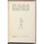 MILNE (A A) AND ERNEST H SHEPARD - NOW WE ARE SIX, FIRST EDITION HALF-TITLE, ILLUSTRATIONS (ONE