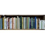 FIVE SHELVES OF BOOKS, MISCELLANEOUS GENERAL SHELF STOCK