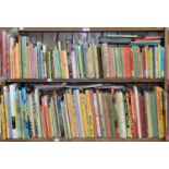 FIVE SHELVES OF CHILDREN'S BOOKS, INCLUDING VINTAGE RUPERT AND OTHER ANNUALS, ROVER BOOK FOR BOYS,