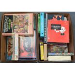 MISCELLANEOUS VINTAGE PUZZLES AND BOARD GAMES, ETC