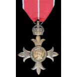 THE MOST EXCELLENT ORDER OF THE BRITISH EMPIRE OFFICER'S BREAST BADGE, SECOND TYPE MILITARY DIVISION