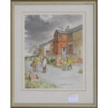 ARMSTRONG (IONICUS),  FL 20TH CENTURY -  MOLLINGTON, CHESHIRE, SIGNED WATERCOLOUR, 25 X 32CM AND