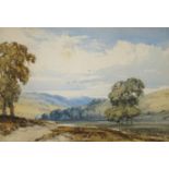 Attributed to William Callow, landscapes, watercolours, a pair,