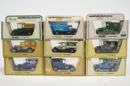 A quantity of boxed models of Yesteryear die cast commercial vehicles, to include Carlsberg,