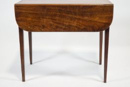 A George III mahogany Pembroke table,