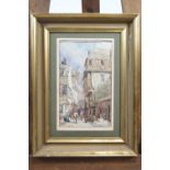 A H H Murray, Morlaix, Brittany, watercolour, signed lower left and dated 1881,