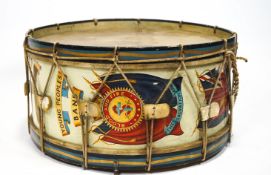 A Salvation Army bass drum from the "Young Peoples Band", circa 1940,