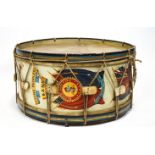 A Salvation Army bass drum from the "Young Peoples Band", circa 1940,