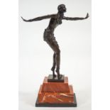 After Dimitri Chiparus, a bronze sculpture, 'The Kapurthala Dancer',