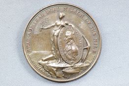 Alexander Davidson's Victory of the Nile 1798 bronze medal by Conrad Heinrich Kuchler,