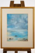 C S Hook, Mounts Bay, Cornwall, acrylic, signed and titled verso,