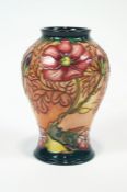 A Moorcroft 'Cosmos' vase of inverted baluster form,