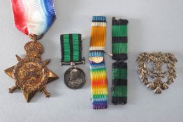 A 1914 Star to Capt K J Roy and other medals