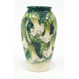 A Moorcroft Limited edition 'Angels Trumpet' vase, signed and dated to base,