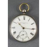 A Straub & Hebting boro' open face pocket watch.