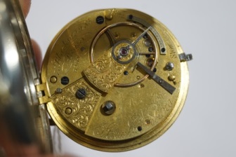 A Straub & Hebting boro' open face pocket watch. - Image 3 of 3