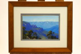 Ian Lean, Australian landscape, oil or acrylic on board, signed bottom right,