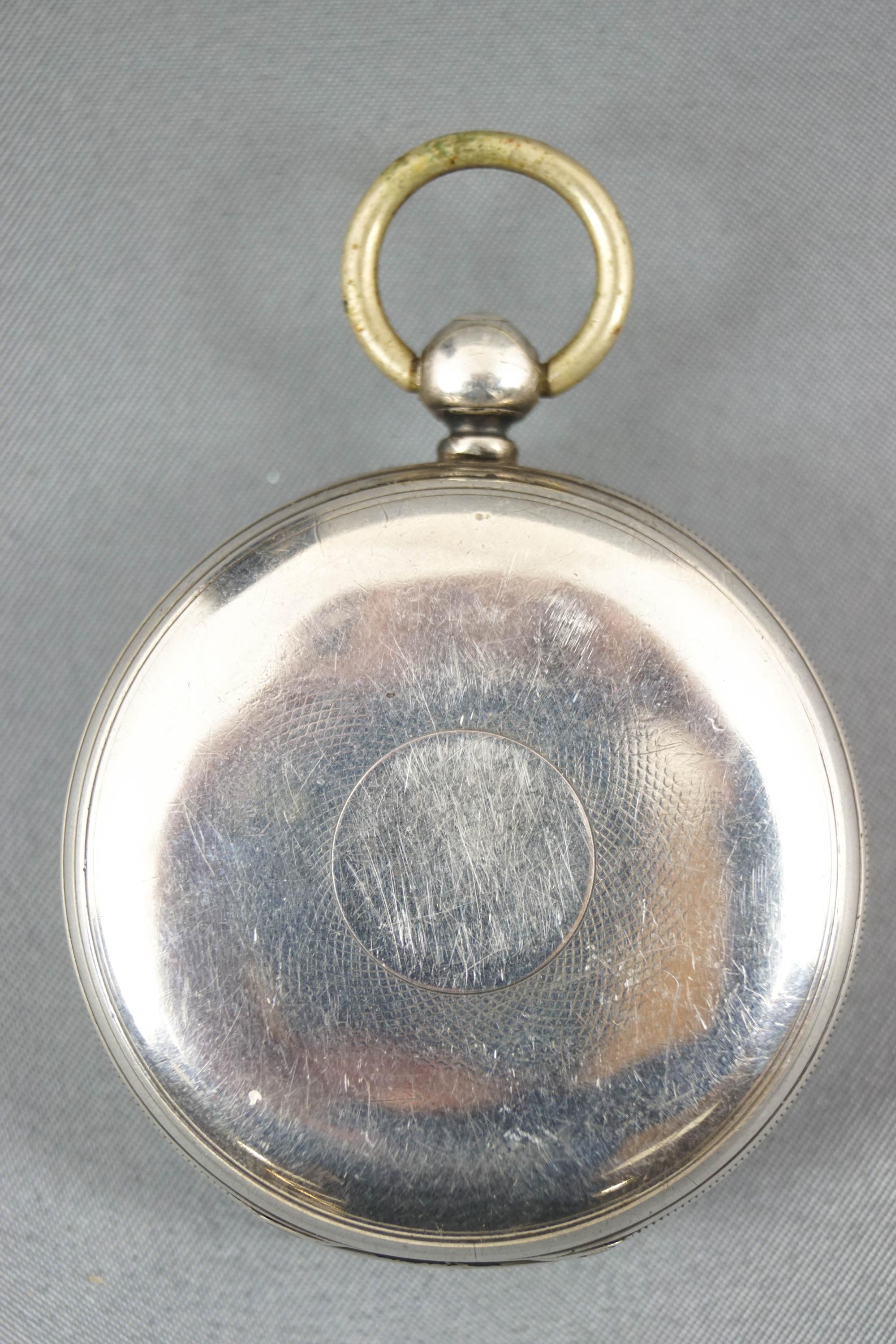 A Straub & Hebting boro' open face pocket watch. - Image 2 of 3
