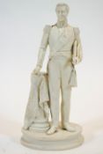 A Copeland Parian figure of Field Marshall Arthur Wellesley, 1st Duke of Wellington (1769-1852),