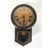 A H.A.C drop dial wall clock (Wusttemberg)