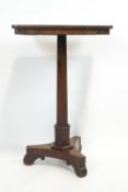 A 19th century mahogany tilt top occasional table,