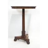 A 19th century mahogany tilt top occasional table,