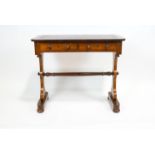 A mahogany pedestal desk, 19th century,