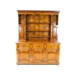 An oak dresser in George III style,