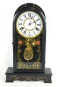 An American (Jerome & Son) eight day striking clock, late 19th century,