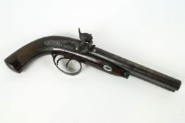 A 19th century Howdah pistol by Joseph Lang Haymarket, London,