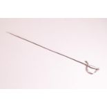 A Charles Horner silver topped hat pin in the form of a rapier, Chester 1908,